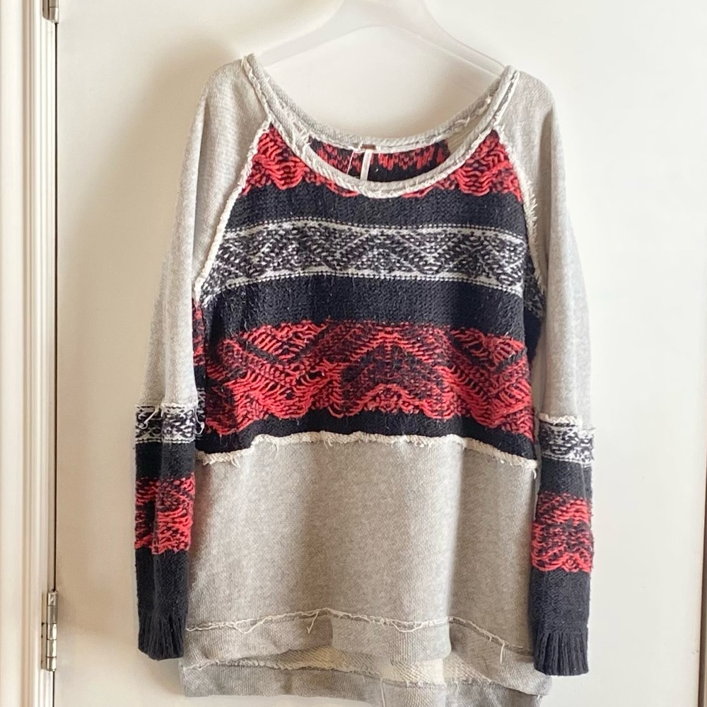 Free People Sweatshirt Sweater Mix